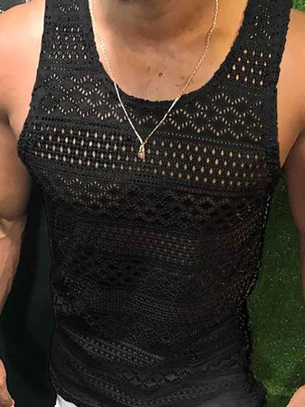 Men's Full Size Round Neck Tank Plus Size - Damned Threads