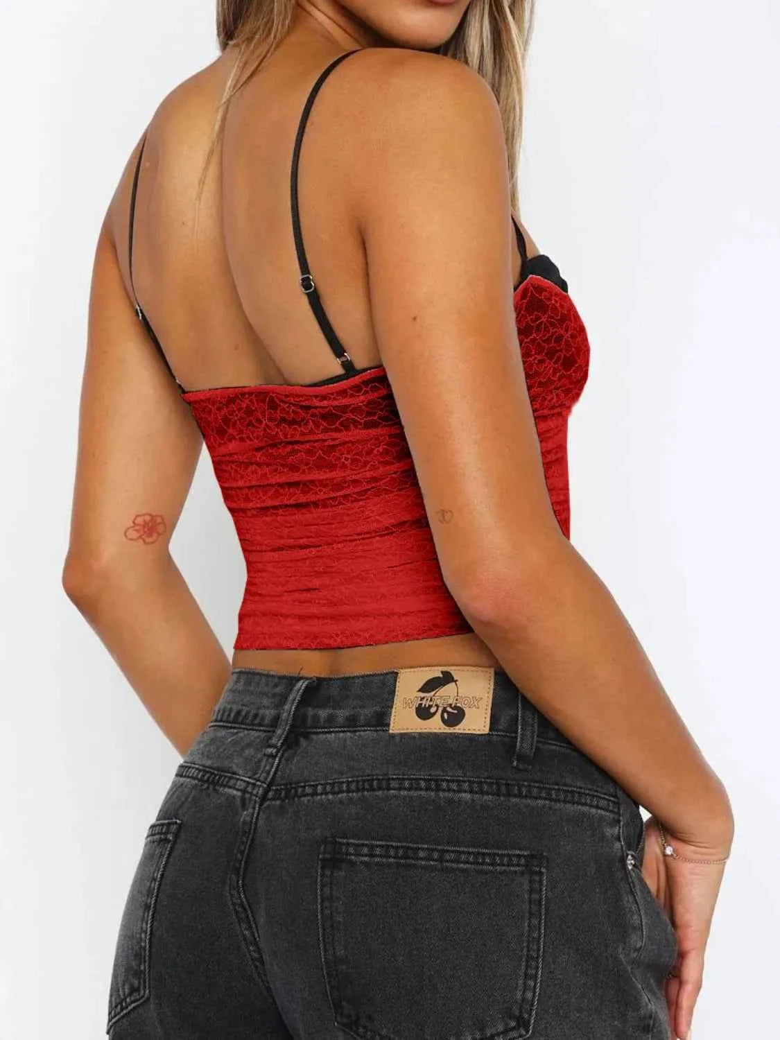 Lace Sweetheart Strapless Cami - Damned Threads