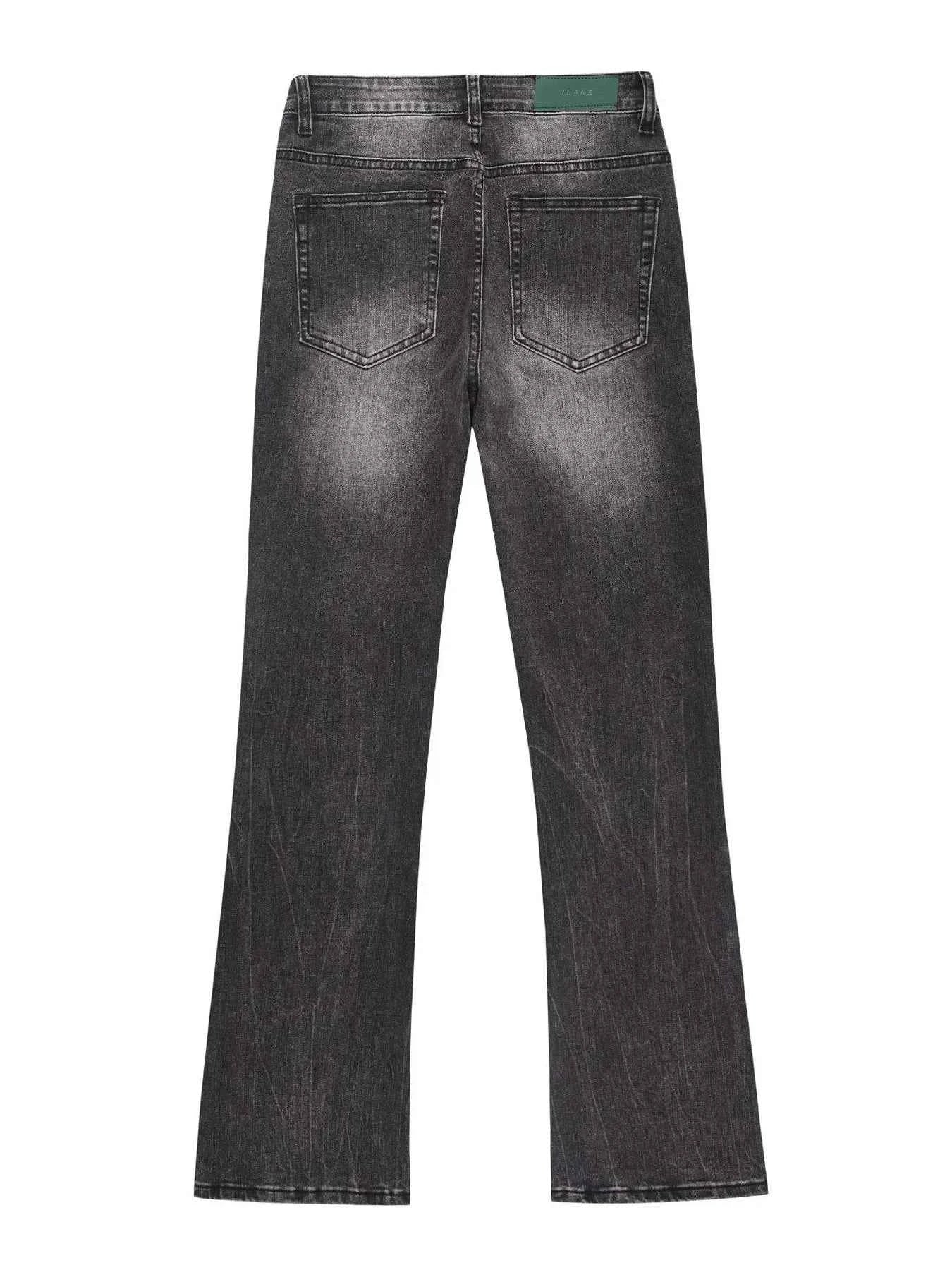 Men's Washed Straight-Leg Jeans