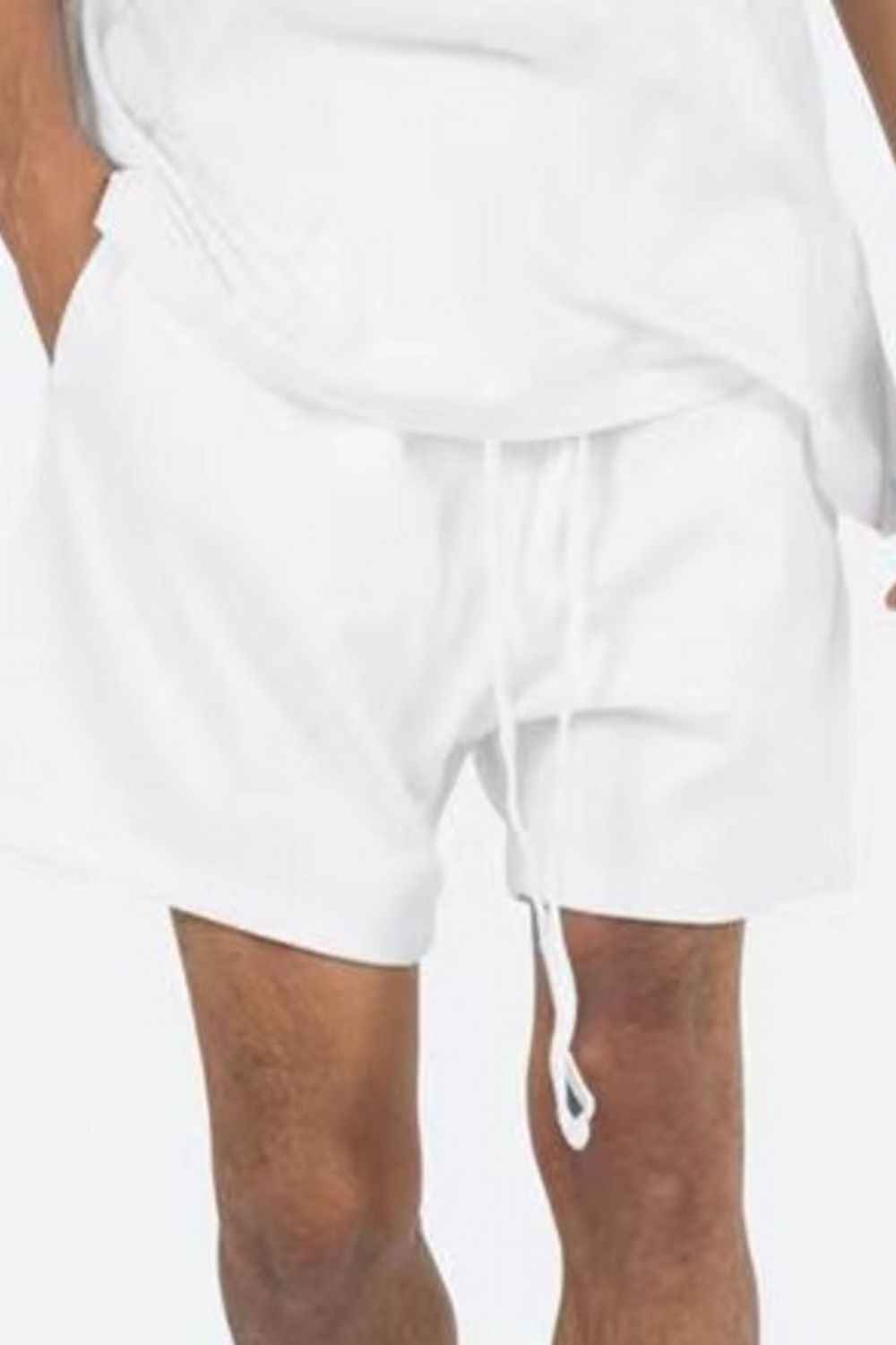 Men's Plus Size Drawstring Shorts