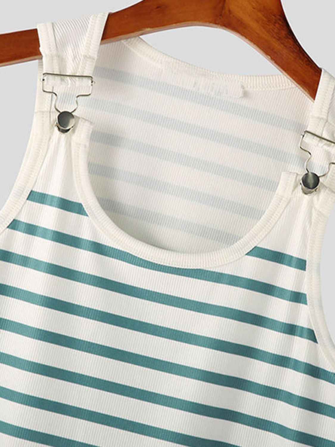 Men's Striped Wide Strap Tank - Damned Threads
