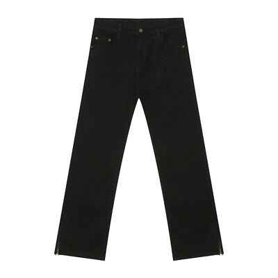 Side Zipper Slim Jeans - Damned Threads
