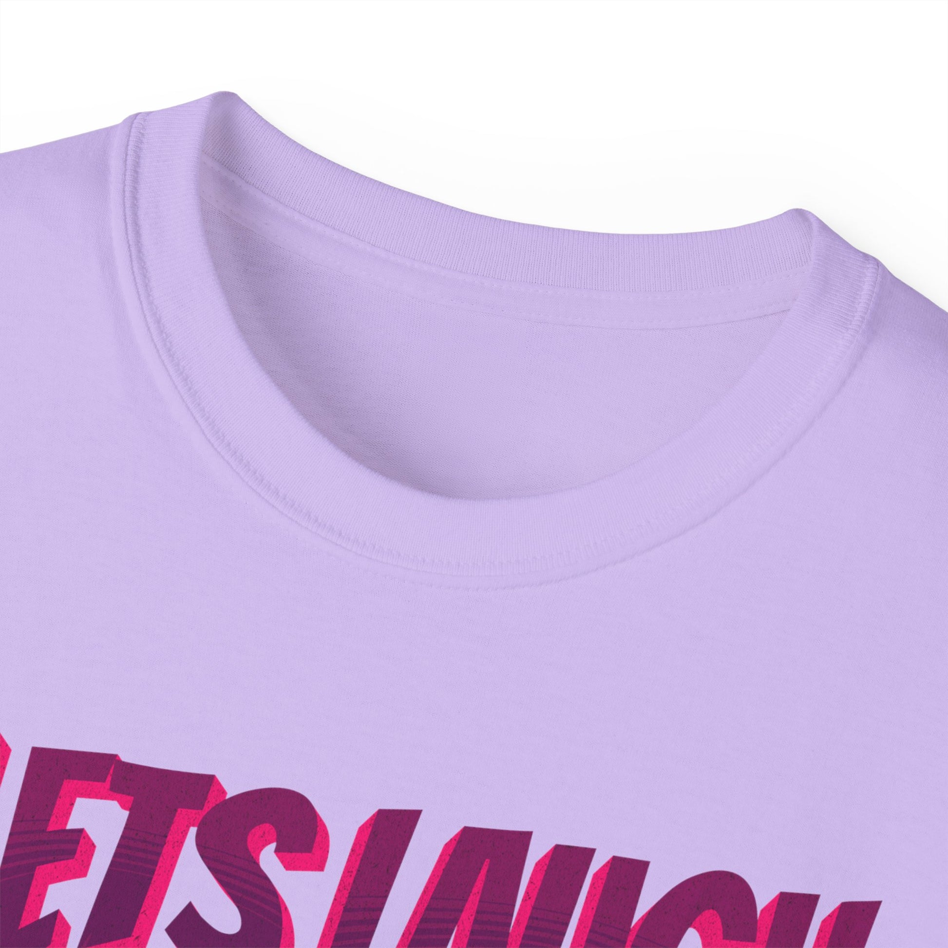 Let's Laugh After Life - Unisex Cotton Crew Tee (Front) - Prime Zone