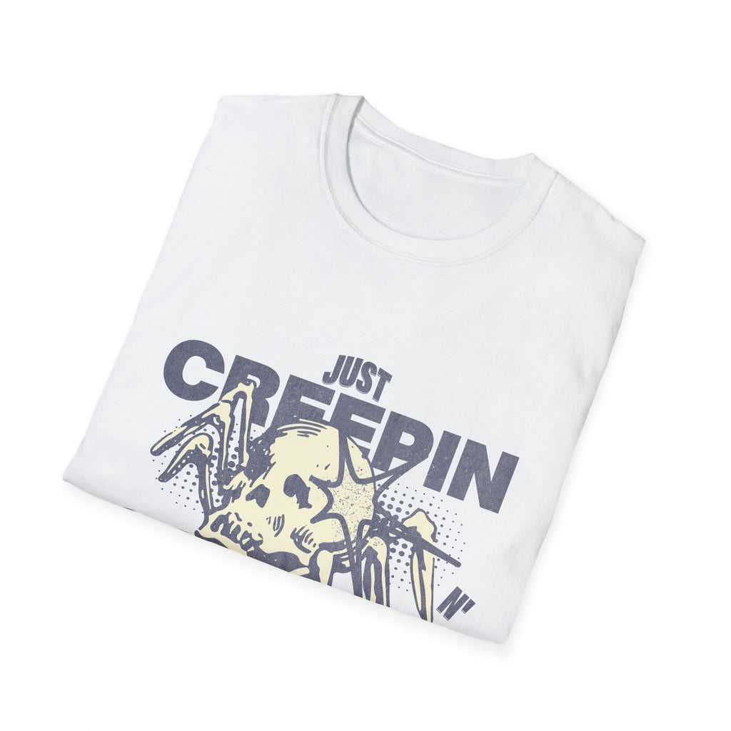 Just Creepin N Crawlin - Unisex Softstyle T-Shirt (Front) - Damned Threads