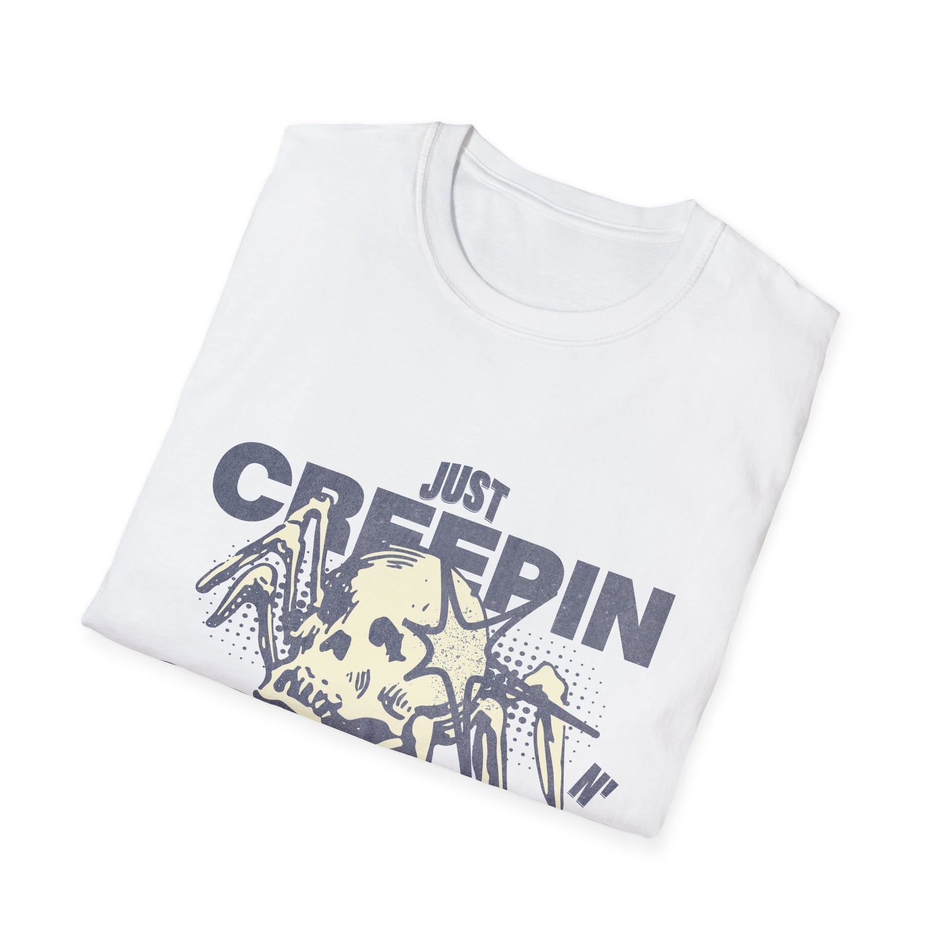 Just Creepin N Crawlin - Unisex Softstyle T-Shirt (Front) - Damned Threads