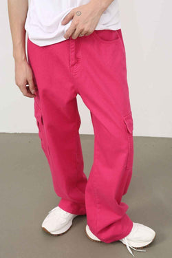 Men's Loose Jeans with Cargo Pockets - Damned Threads