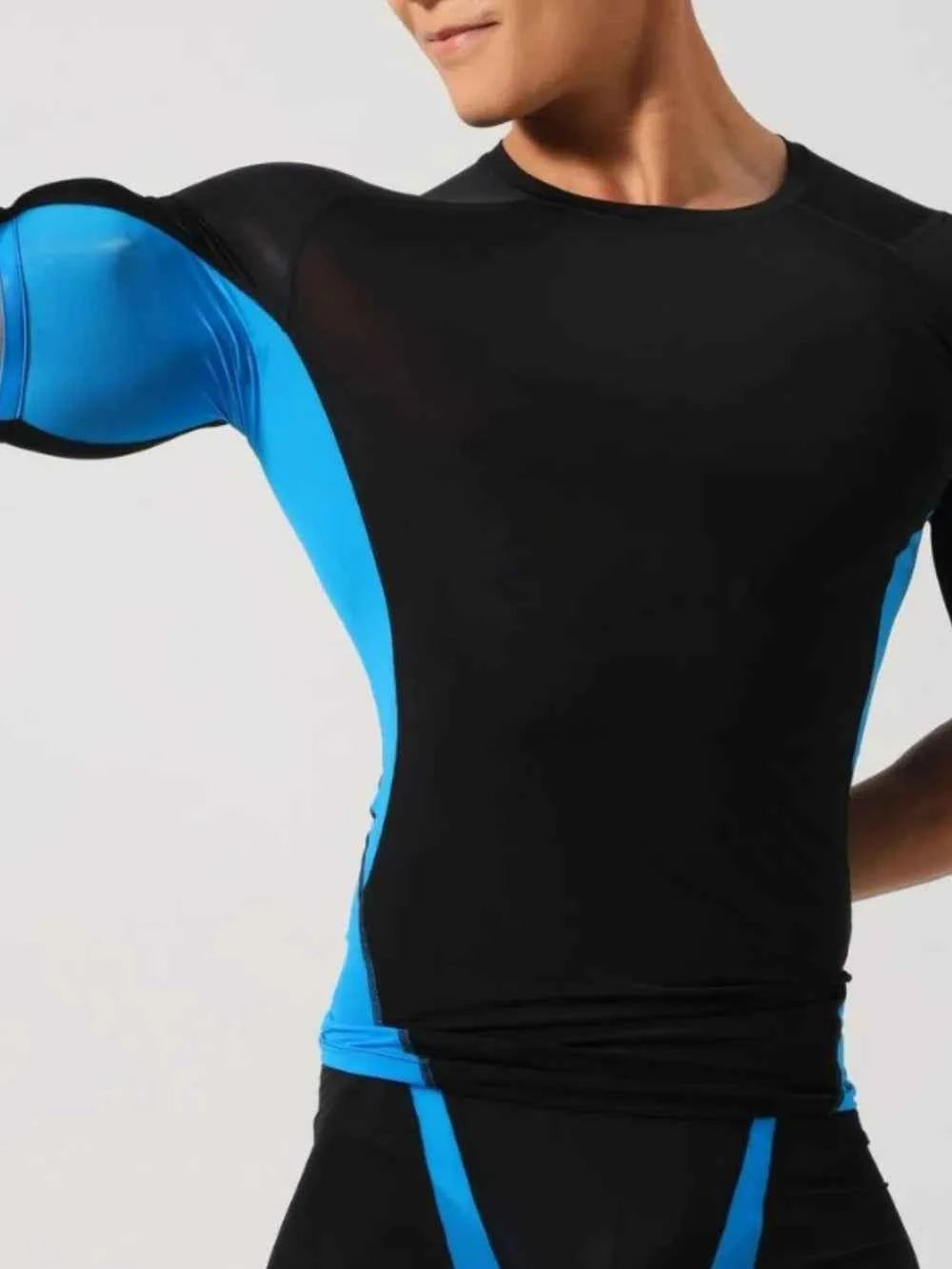 Men's Contrast Gym Guy Top - Damned Threads