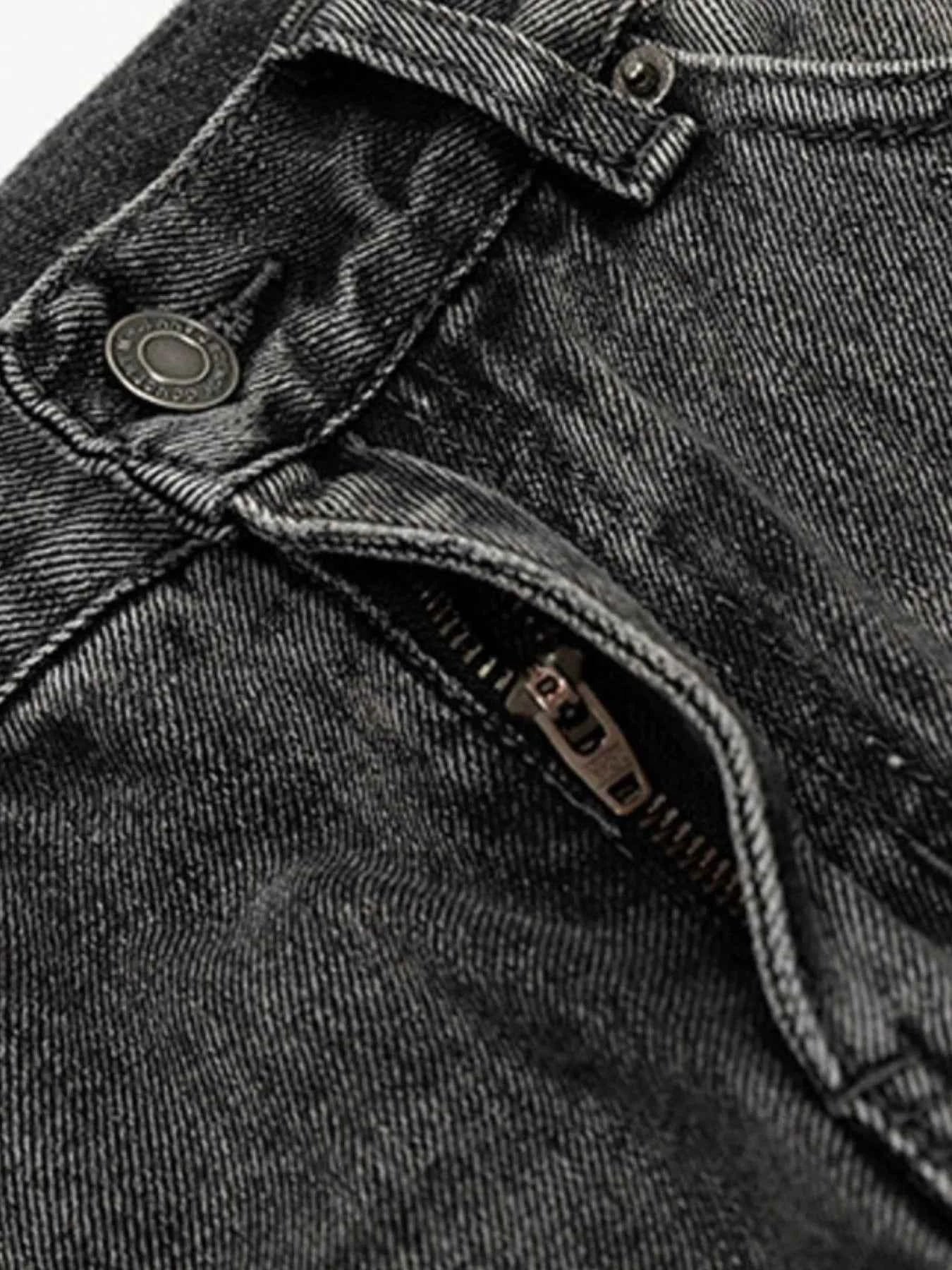 Men's Washed Loose Fit Classic Jeans