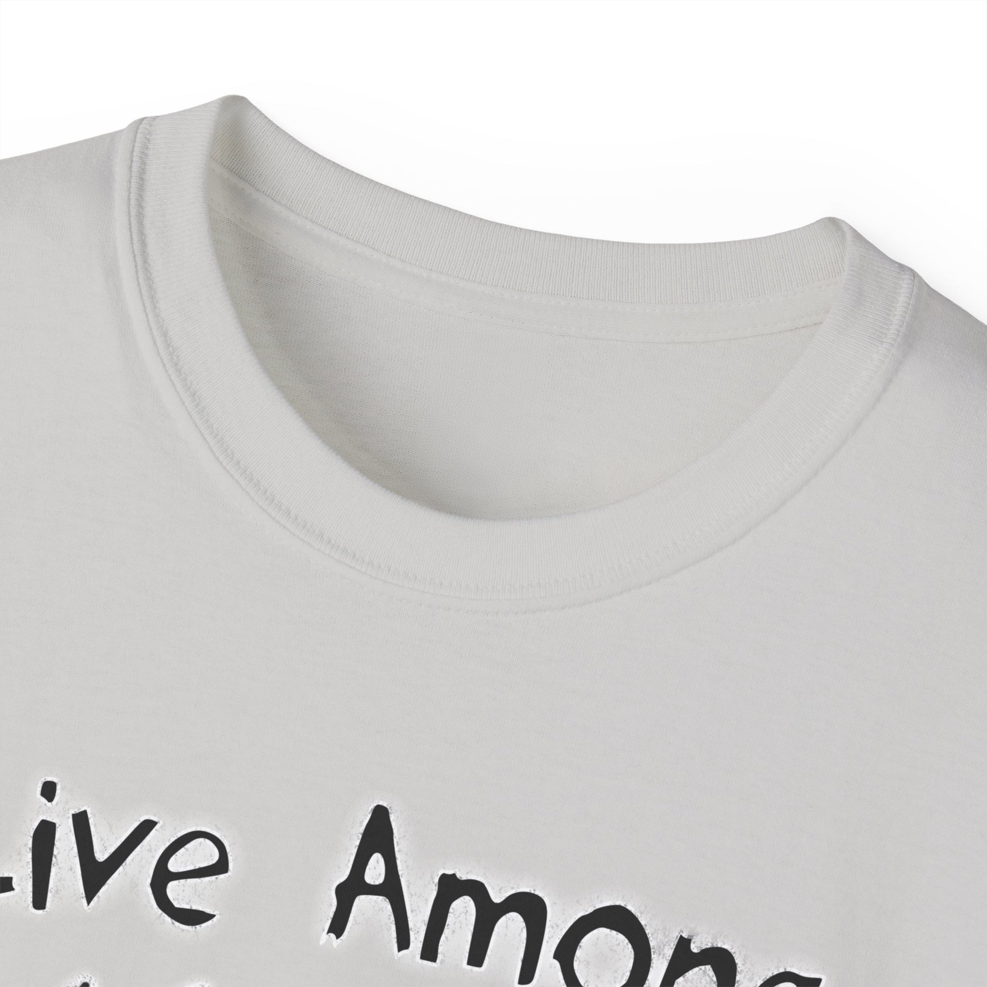 Live Among Demons - Unisex Cotton Tee (Front) - Damned Threads