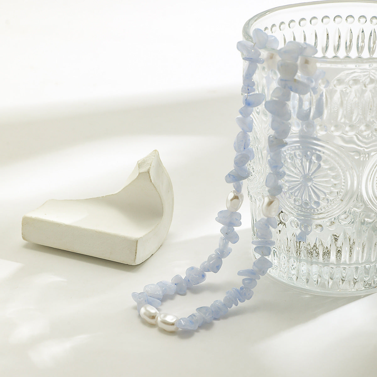 Turquoise Rock With Pearl - Damned Threads