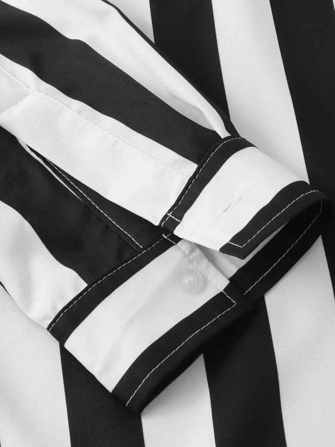 Men's Striped Button Down Shirt