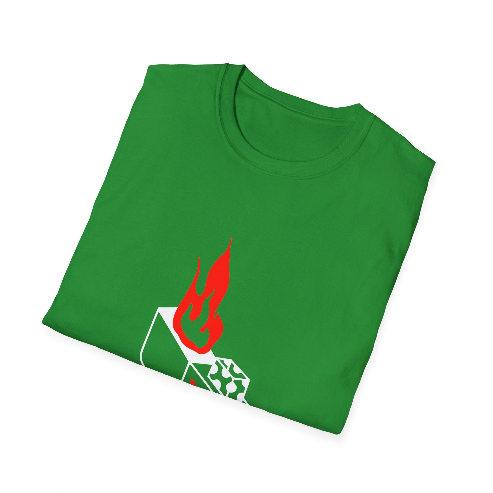 Hot Stuff Comin Thru - Unisex Softstyle T-Shirt (Front) - Damned Threads