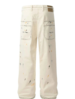 Men's Relaxed Fit Wide Leg Jeans