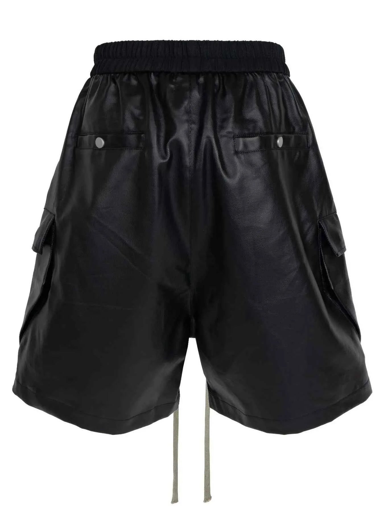 Men's Cargo Style Metallic Zipper Shorts