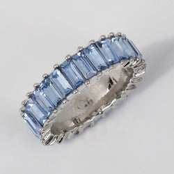 18K Gold Colorful Gem-Stacked Ring - Damned Threads