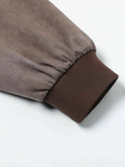 Men's Long Sleeve Hooded Zip-Up Jacket