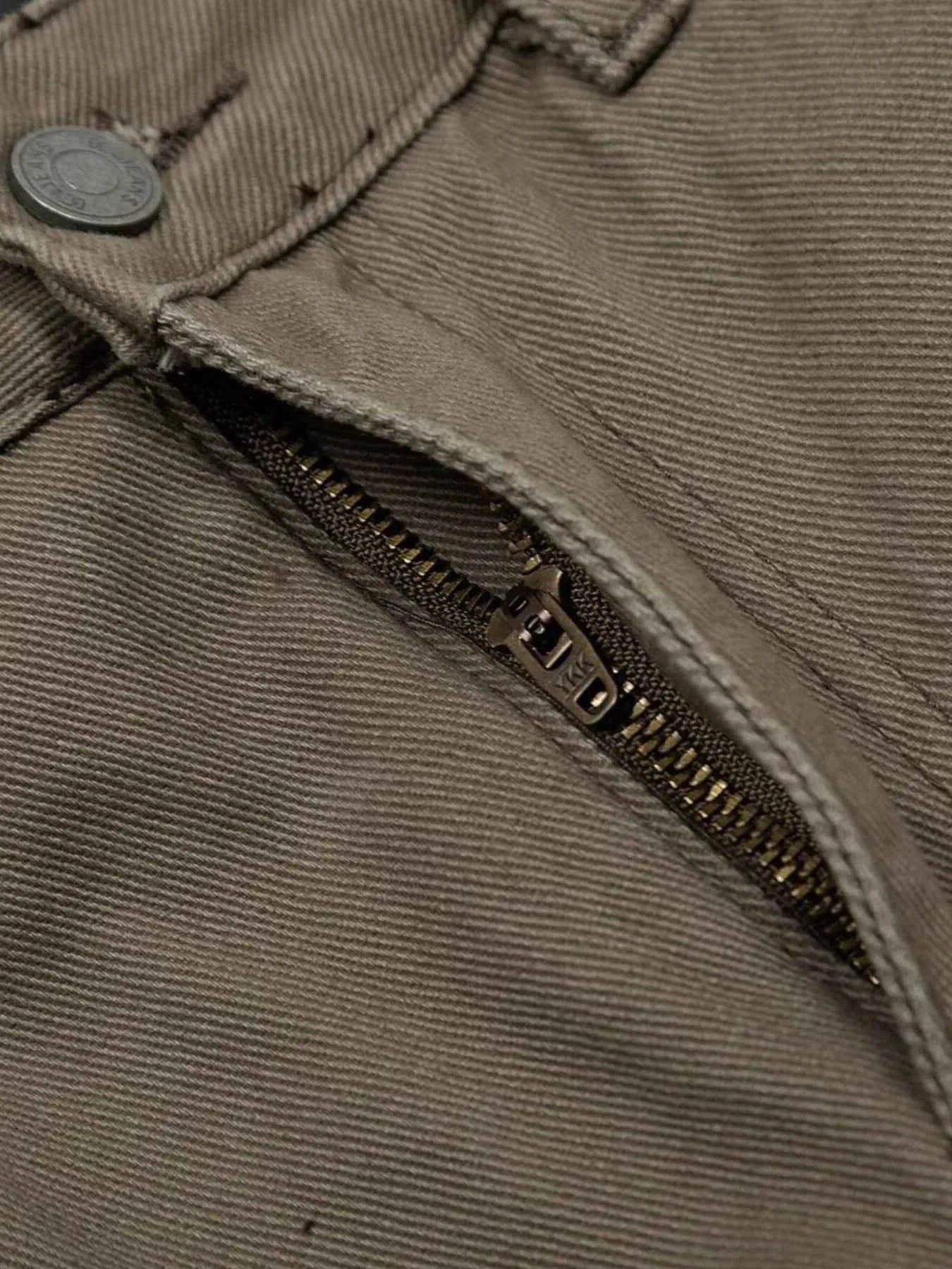 Men's High Waist Curved Jeans