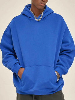 Men's Oversized Pocketed Long Sleeve Hoodie