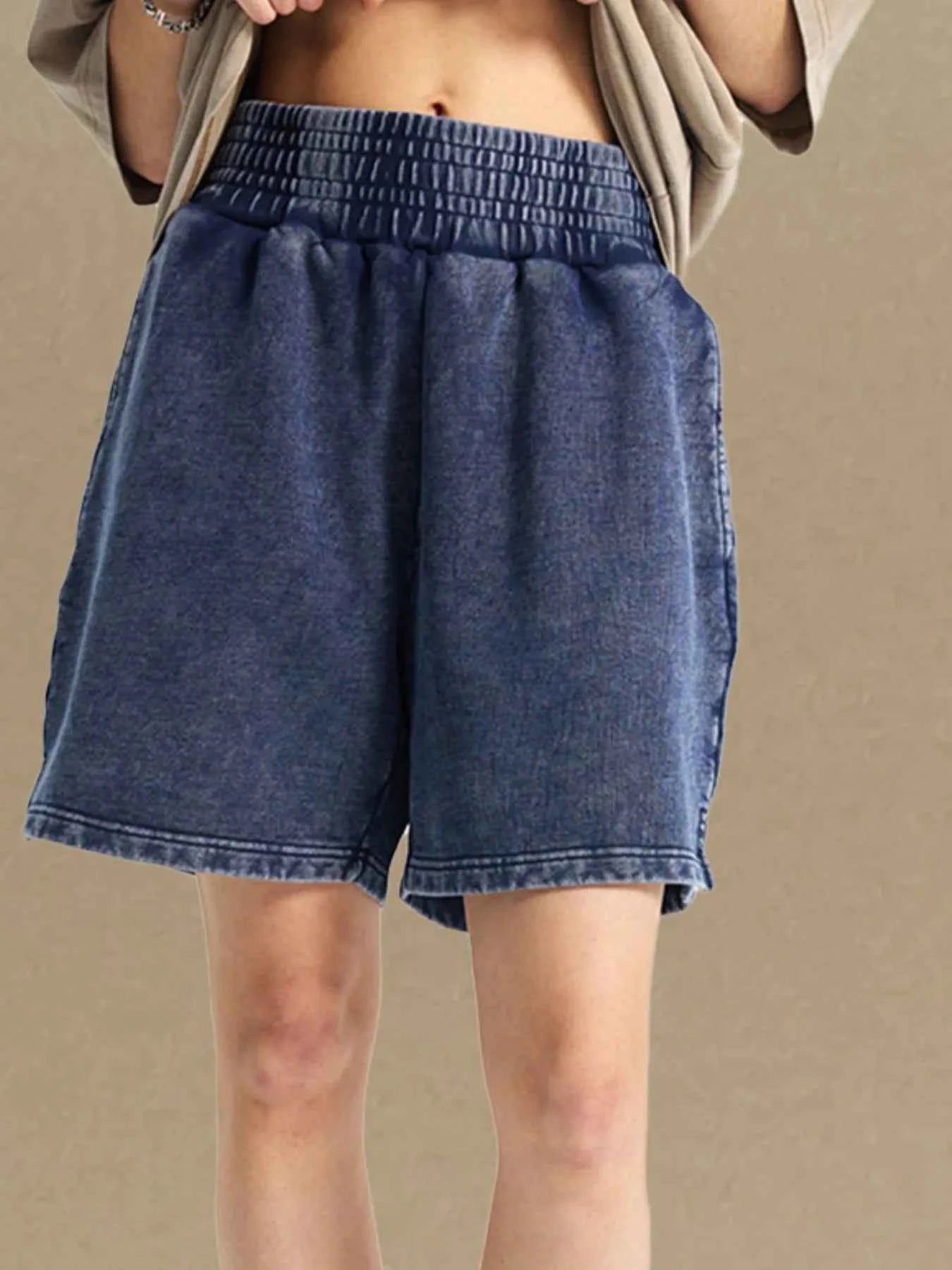 Men's Casual Elastic Waist Shorts