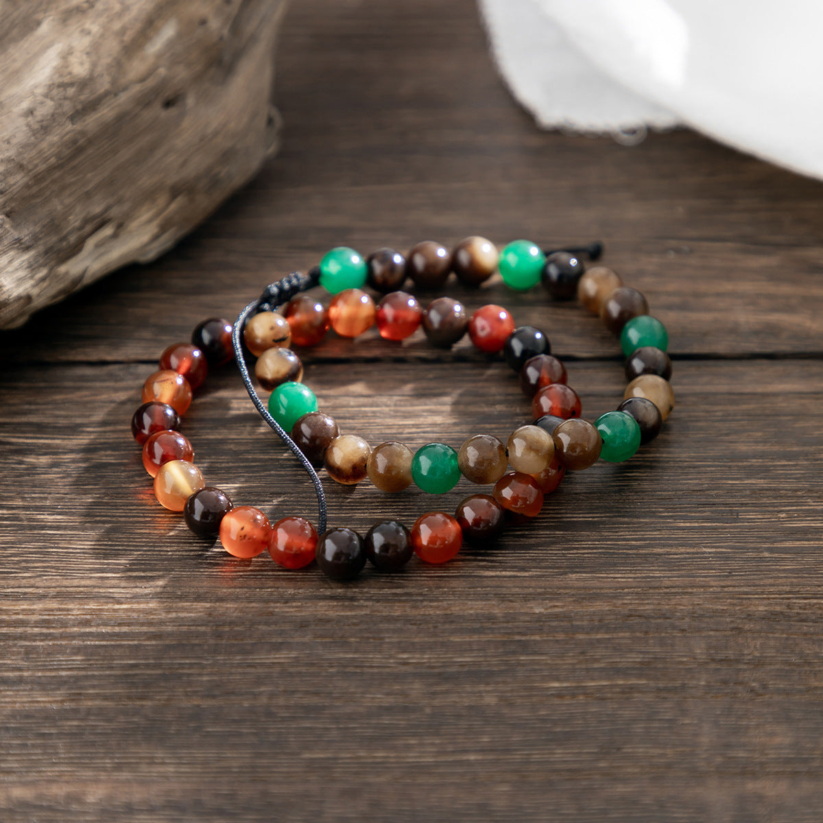 Double Layer Beaded Bracelet - Damned Threads