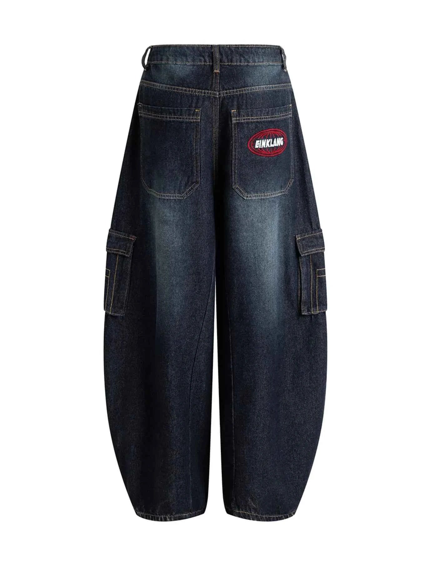 Men's Wide Leg Cargo Jeans