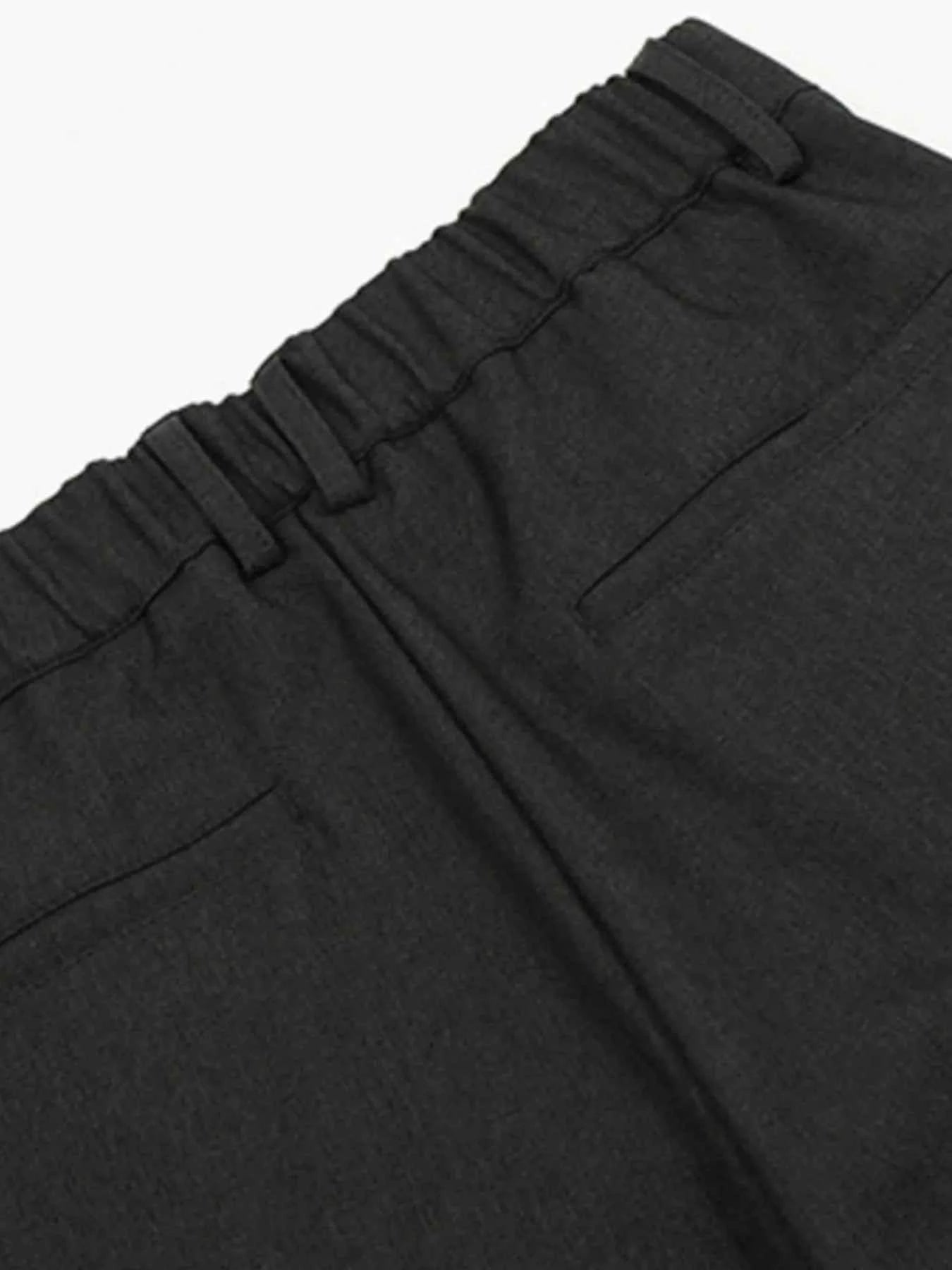 Men's Wide Leg Pants with Pleated Front