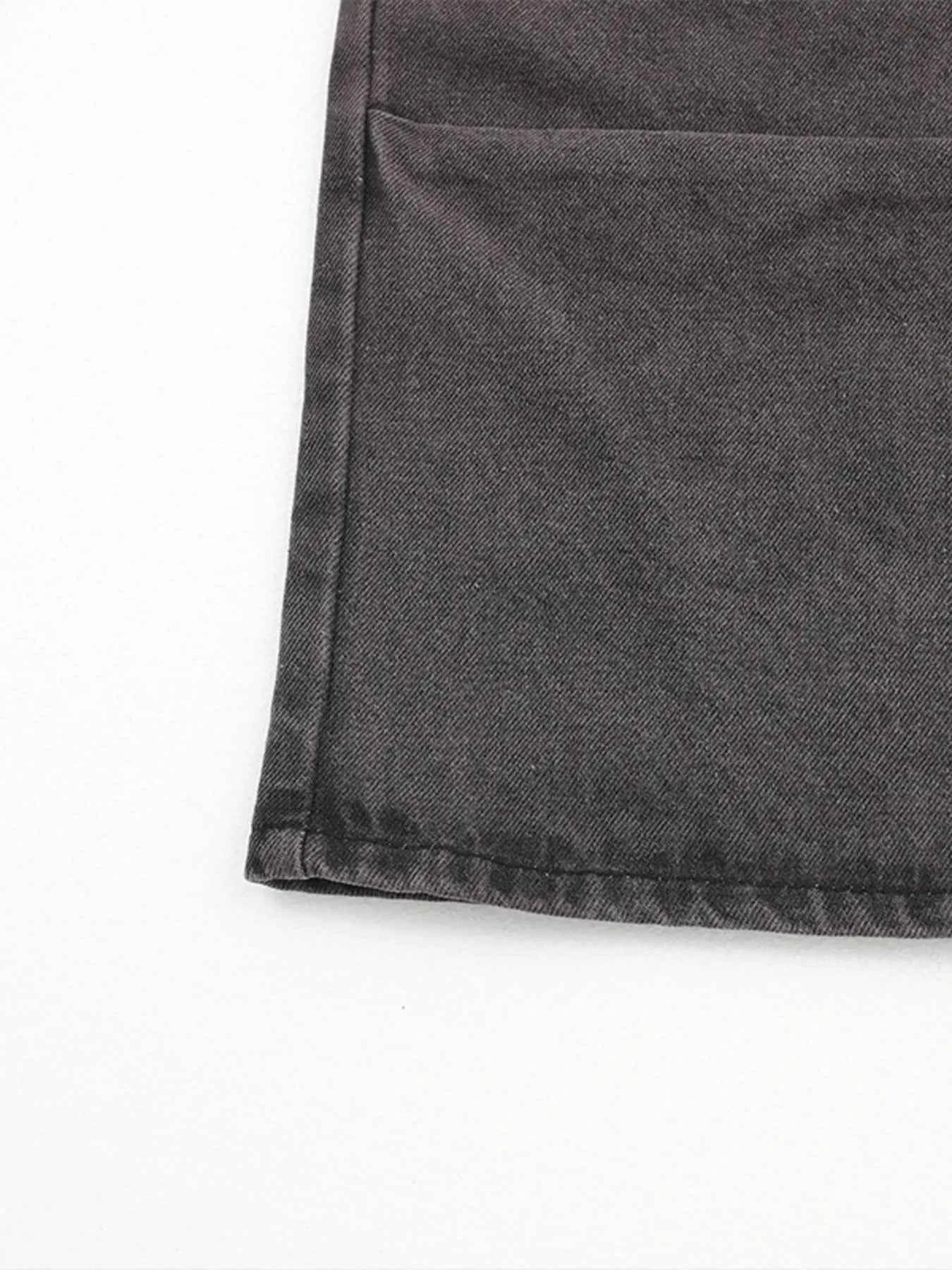 Men's Multi-Pocket Cargo Straight Jeans