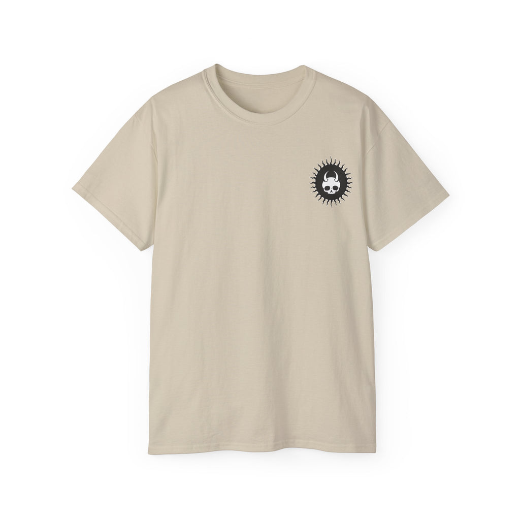 Beauties Bite - Unisex Cotton Tee (Back) - Damned Threads