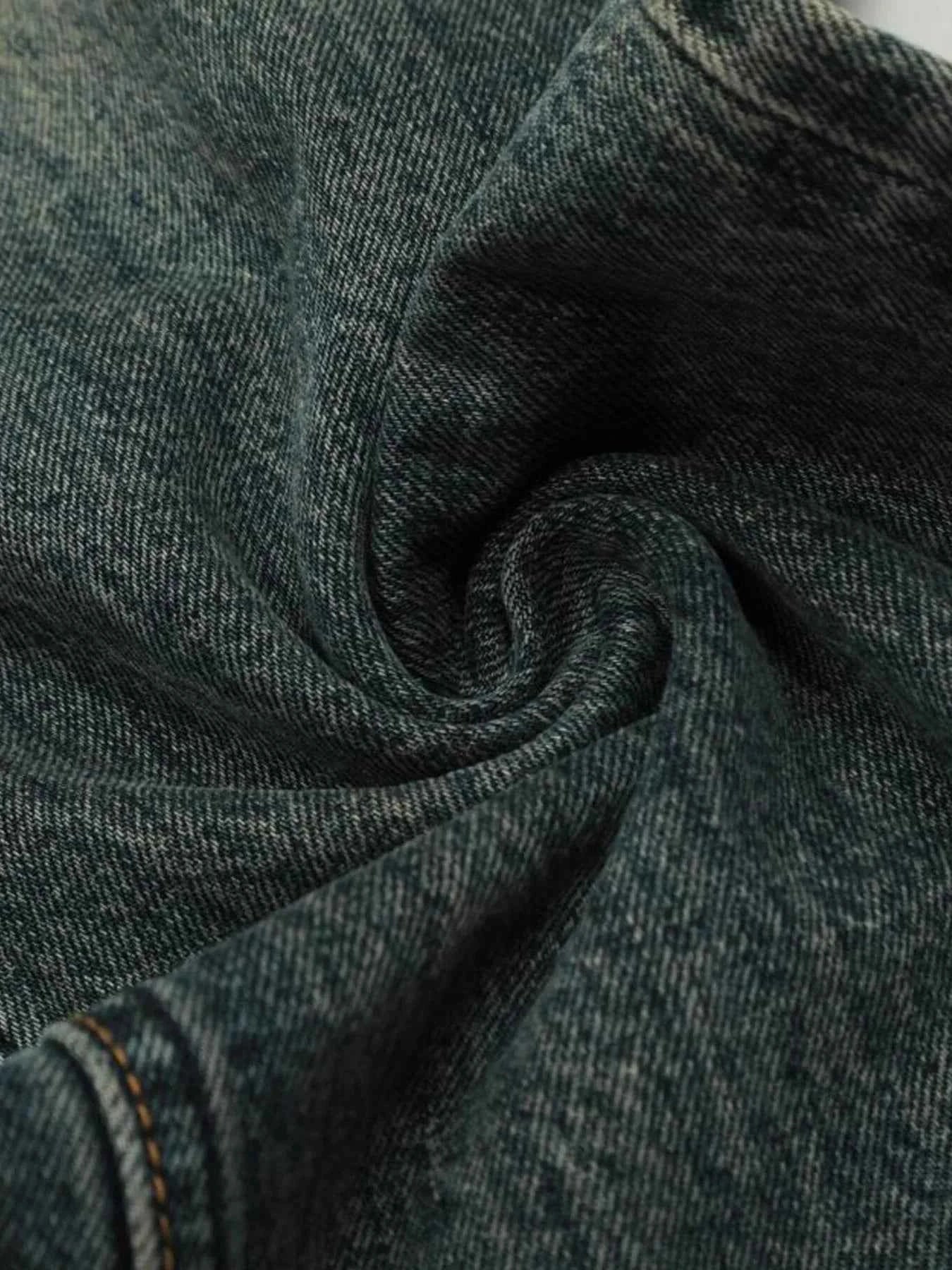 Men's Vintage Distressed Flare Jeans