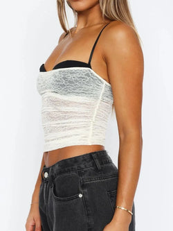 Lace Sweetheart Strapless Cami - Damned Threads