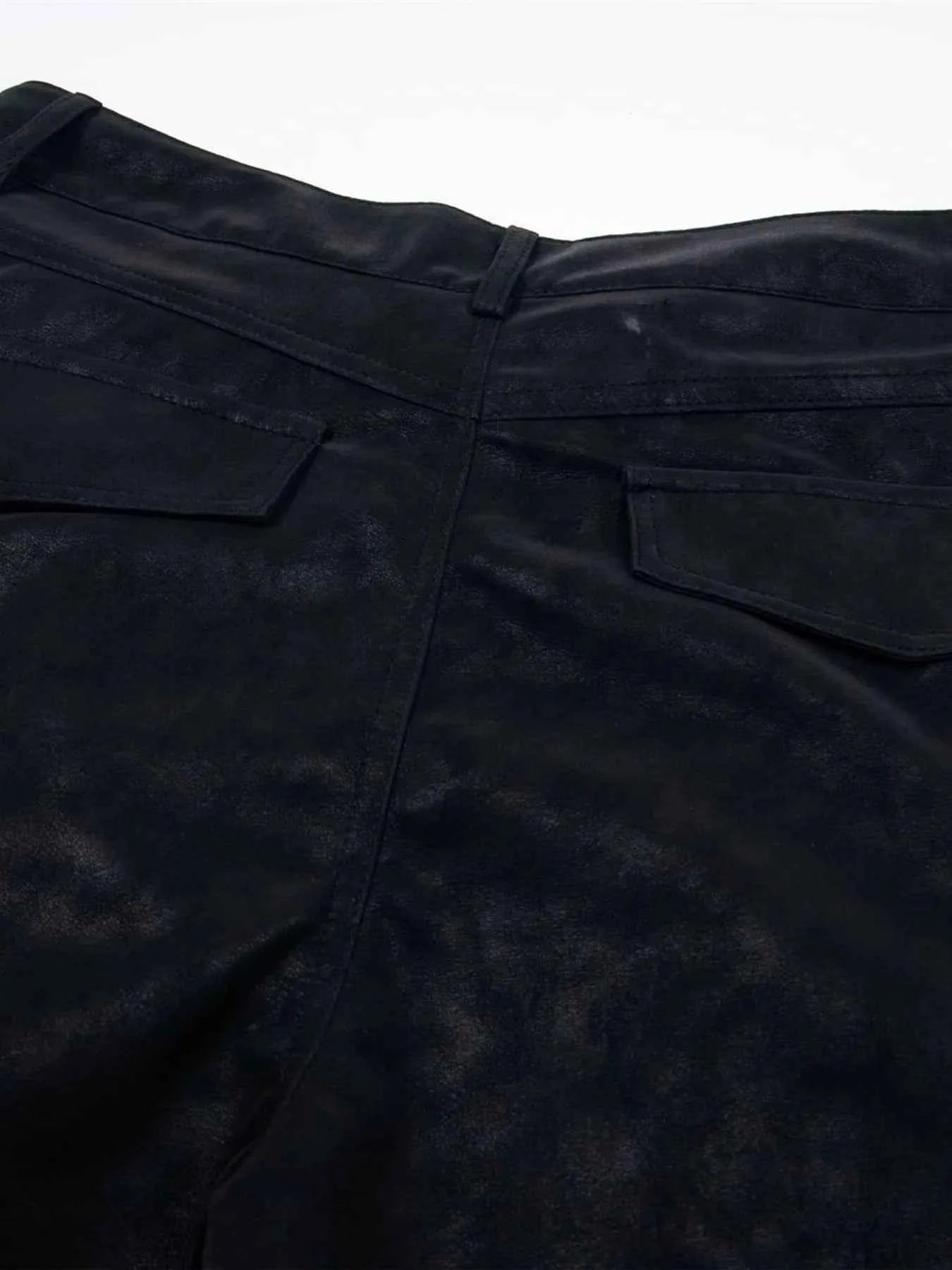 Men's Wide Leg Cargo Pants with Multiple Pockets