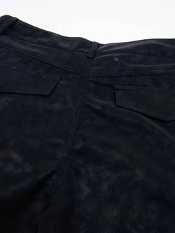 Men's Wide Leg Cargo Pants with Multiple Pockets