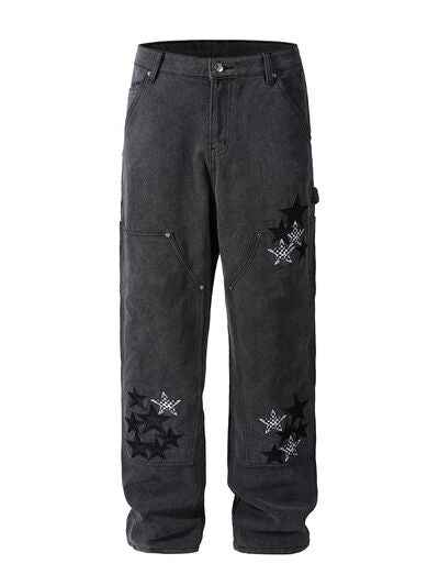 Men's Pocketed Star Jeans - Damned Threads