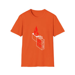 Hot Stuff Comin Thru - Unisex Softstyle T-Shirt (Front) - Damned Threads