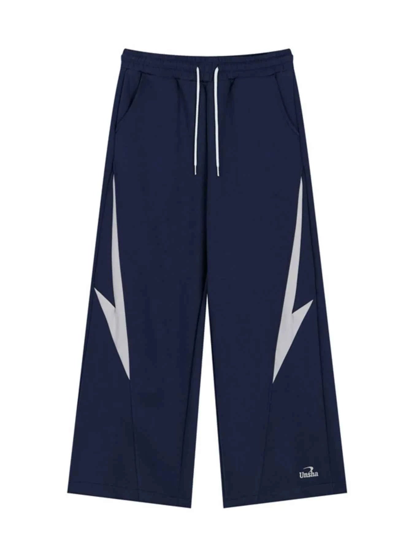 Men's Drawstring Wide Leg Pants