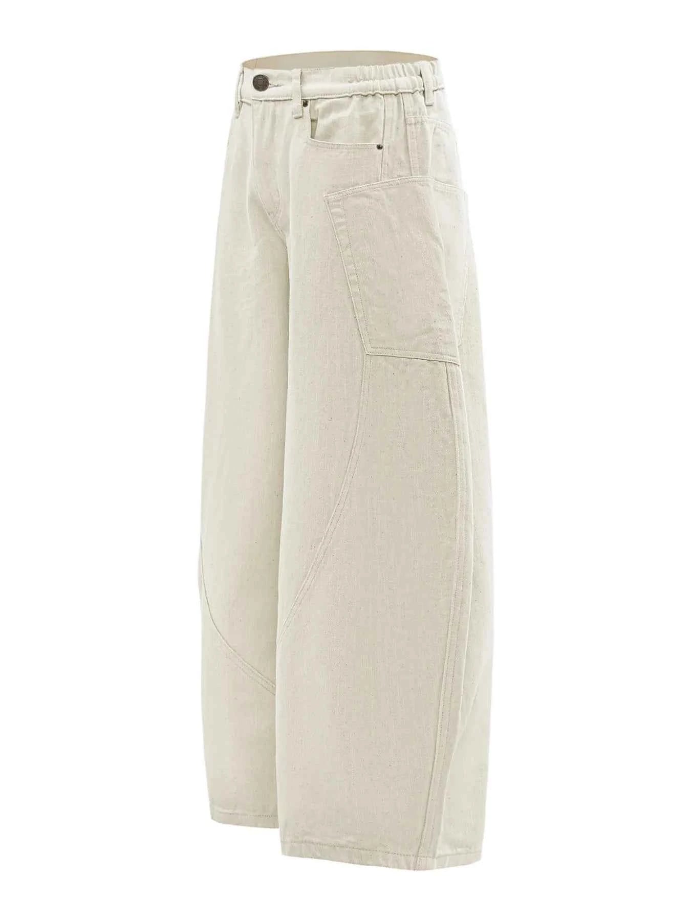 Men's Multi Pocket Curved Jeans