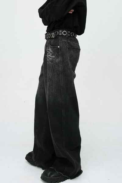 Raw Hem Jeans with Pockets - Damned Threads