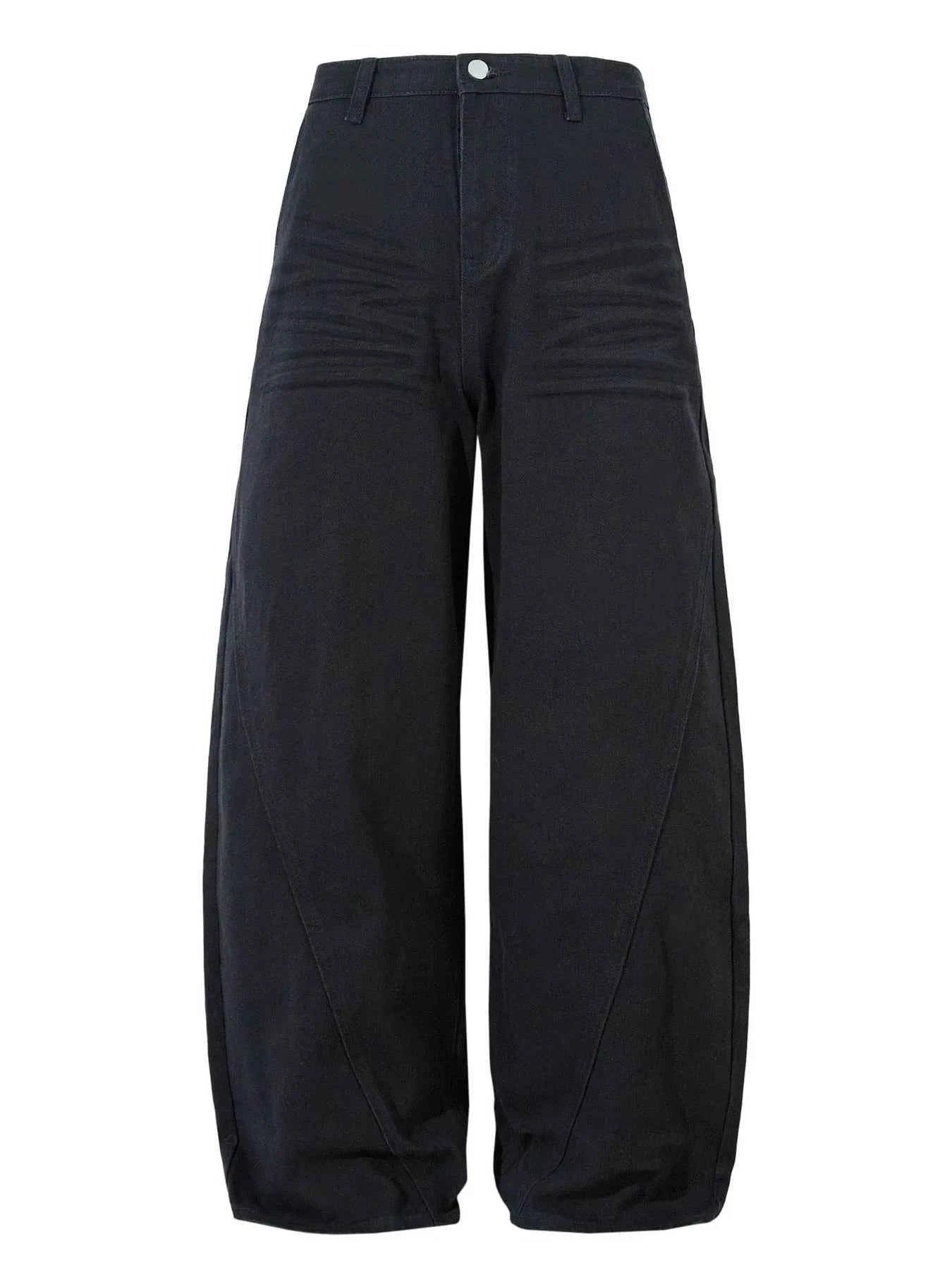 Men's High-Waist Wide Leg Balloon Jeans