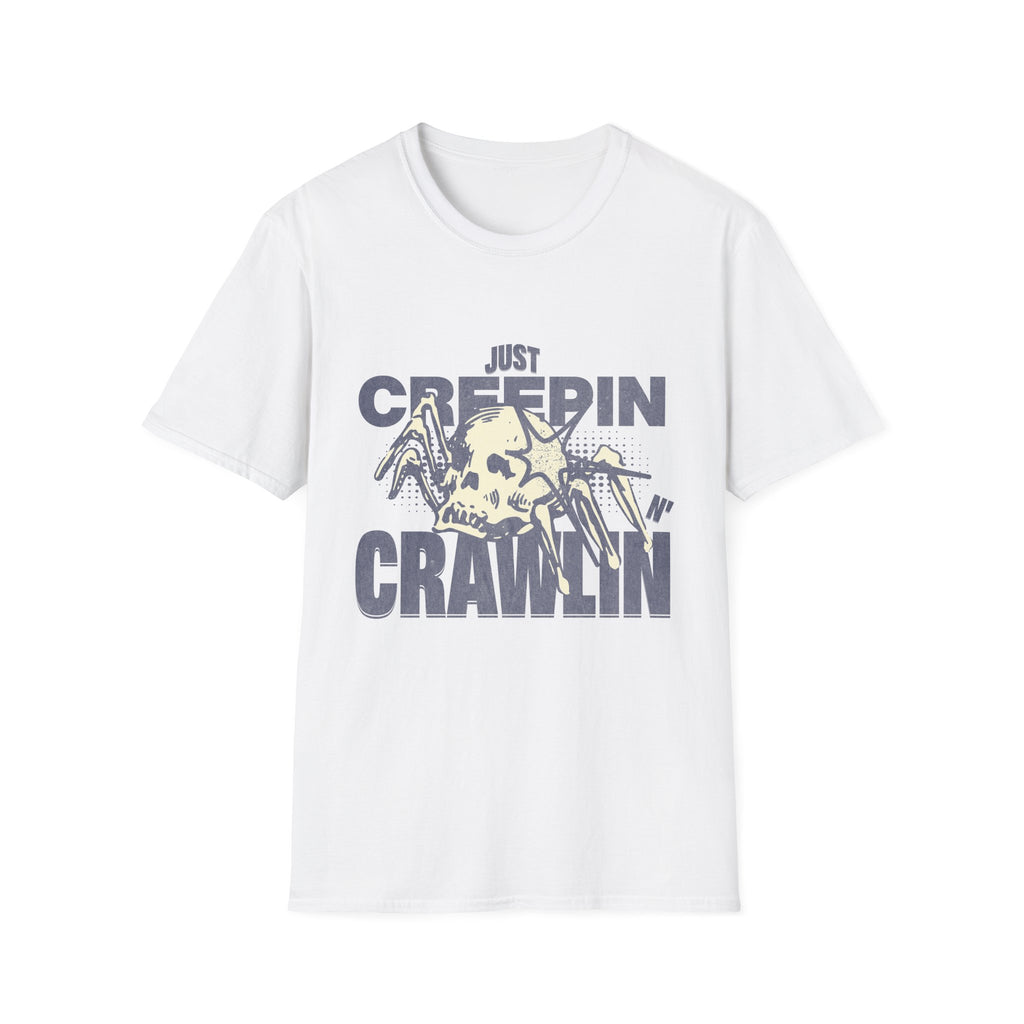 Just Creepin N Crawlin - Unisex Softstyle T-Shirt (Front) - Damned Threads