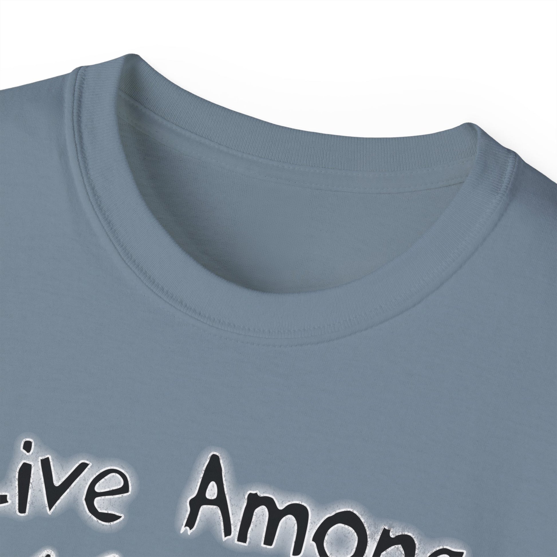 Live Among Demons - Unisex Cotton Tee (Front) - Damned Threads