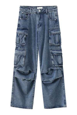 Jeans with Cargo Pockets - Damned Threads