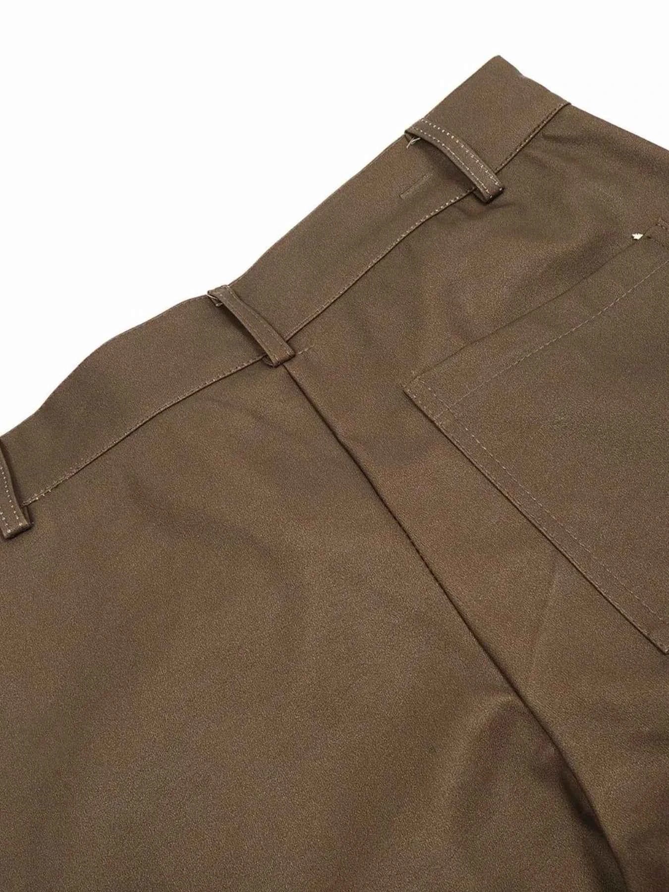 Men's Wide Leg Cargo Pants with Multiple Pockets