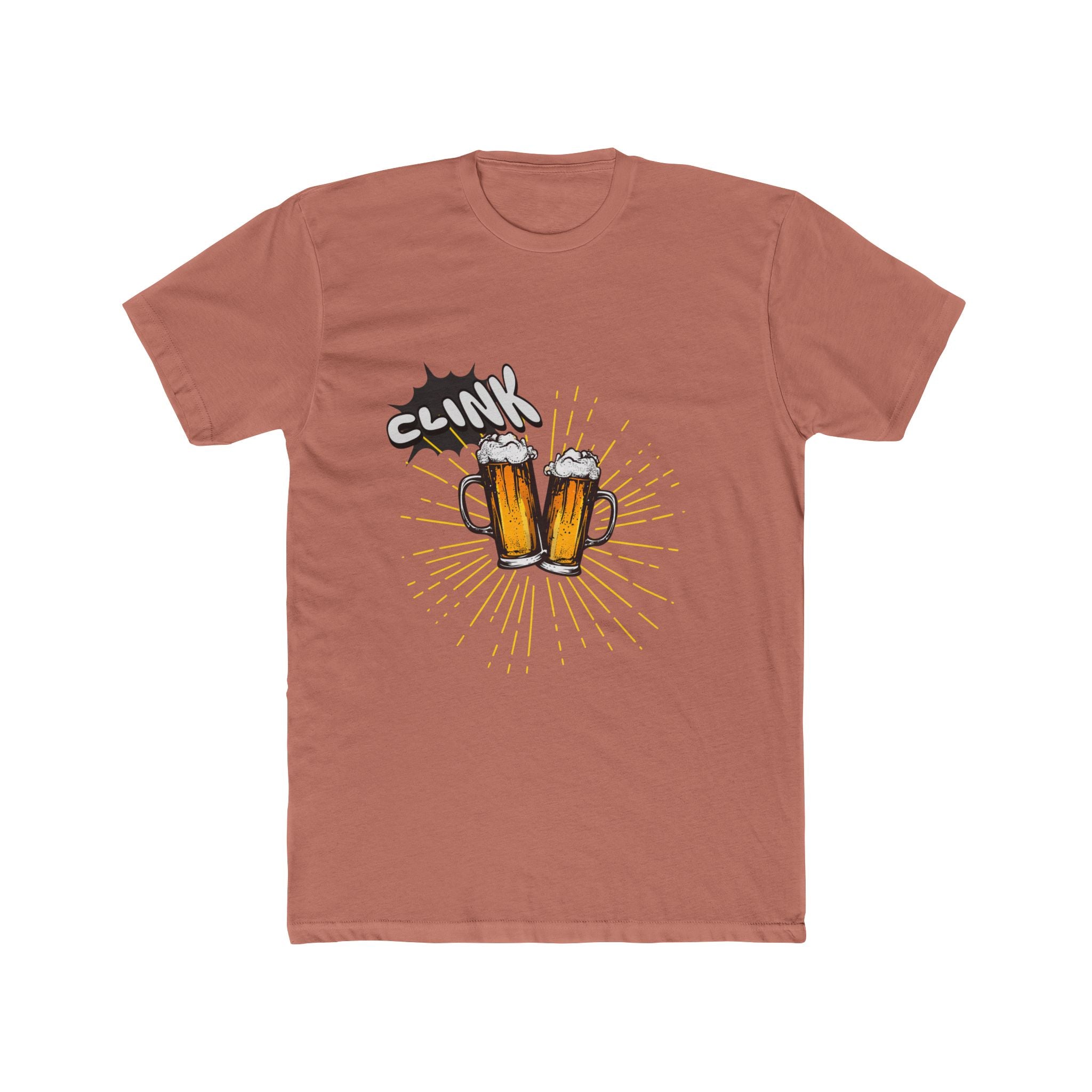 Clink! - Unisex Crew Tee (Front) - Damned Threads