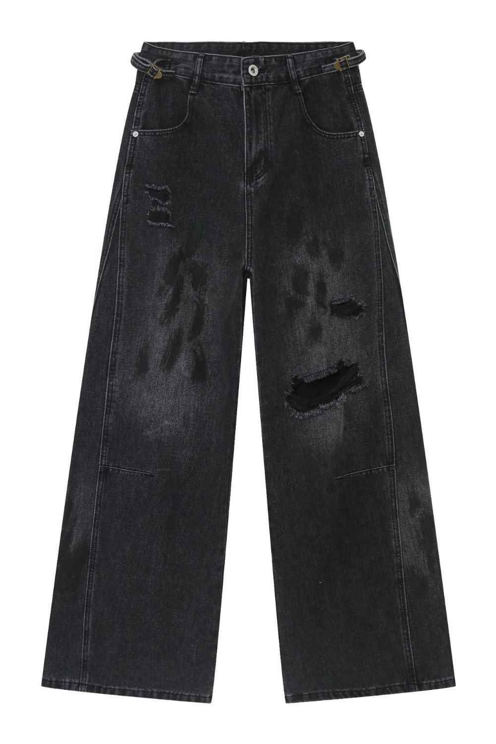 Men's Distressed Baggy Jeans - Damned Threads