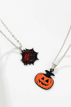 Two-Piece Halloween Theme Necklace Set - Damned Threads