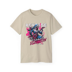 Reverse Exorcism - Unisex Cotton Tee (Front) - Damned Threads