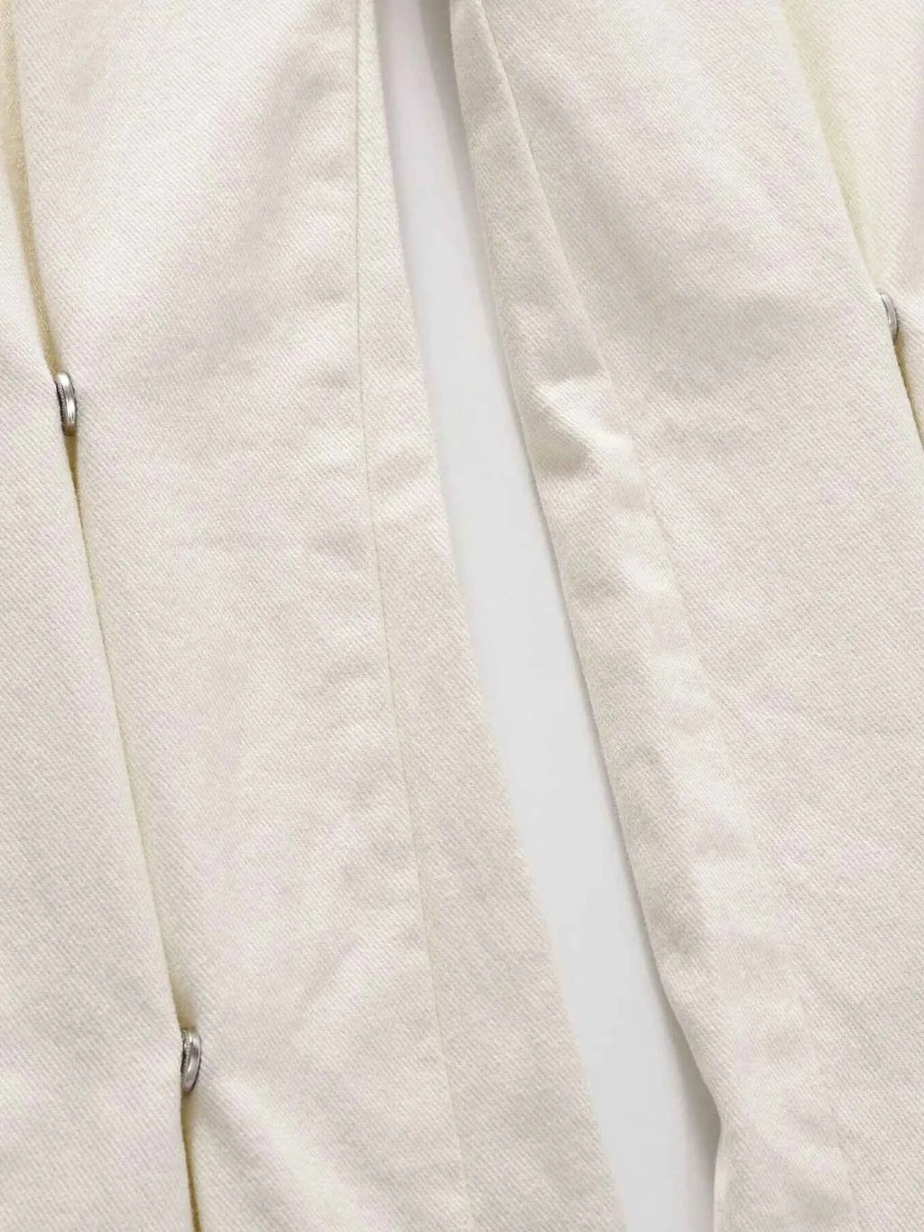 Men's Slim Straight Jeans with Snap Detail