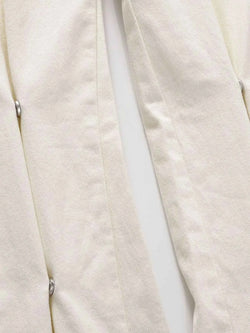 Men's Slim Straight Jeans with Snap Detail