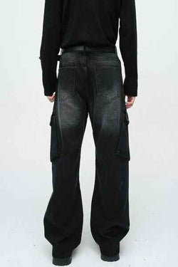 Baggy Jeans with Cargo Pockets - Damned Threads