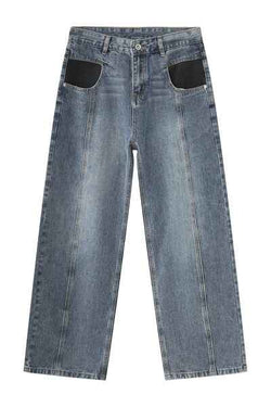 Mid Rise Waist Jeans with Pockets - Damned Threads